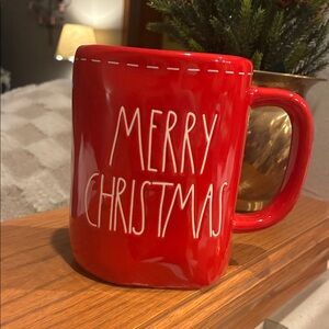 Rae Dunn Red Merry Christmas Mug